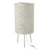 J-line - Lamp Metaal Geperforeerd Metaal Wit - 27x27x65.5cm