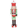 Gerimport notenkraker figuur/beeld - 38 cm - gekleurd  - Kerstbeeldjes