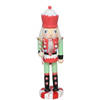 Gerimport notenkraker figuur/beeld - 25 cm - gekleurd  - Kerstbeeldjes