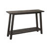 J-line - Console Vierkant Mango Hout Zwart - 120x35x83cm