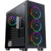 PC-behuizing - XIGMATEK - Gaming G Pro - Medium toren - E-ATX-formaat - Zonder voeding - Zwart