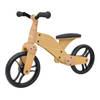 Sunny Balance Bike 2000 Loopfiets voor Kinderen van Hout Met verstelbaar Zadel