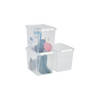 Opbergbox SET VAN 3 - 52L - Orthex - SmartStore - Transparant, wit