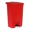 Rubbermaid - Step-On Classic container 87 liter - Polyethylene - rood