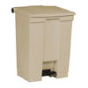 Rubbermaid - Step-On Classic container 68 liter - Polyethylene - beige