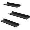 Bobbel Home Metalen wandplanken, set van 3, zwevende planken