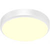 LED Plafondlamp met Sensor + Dag en Nacht Sensor - Brinton Gruna - 20W 2000lm - Warm Wit 3000K - IP54 - Opbouw - Rond -