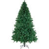 tectake® Kunstkerstboom - 210 cm - Realistische Uiterstraling - dichte diepgroene naalden - inclusief standaard