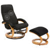 Beliani HERO - TV-fauteuil-Zwart-Polyester