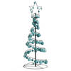 vidaXL Kerstboom lichtkegel met kerstballen 80 LED's warmwitte 120 cm