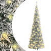 vidaXL Kunstkerstboom pop-up met sneeuw 150 LED's 180 cm