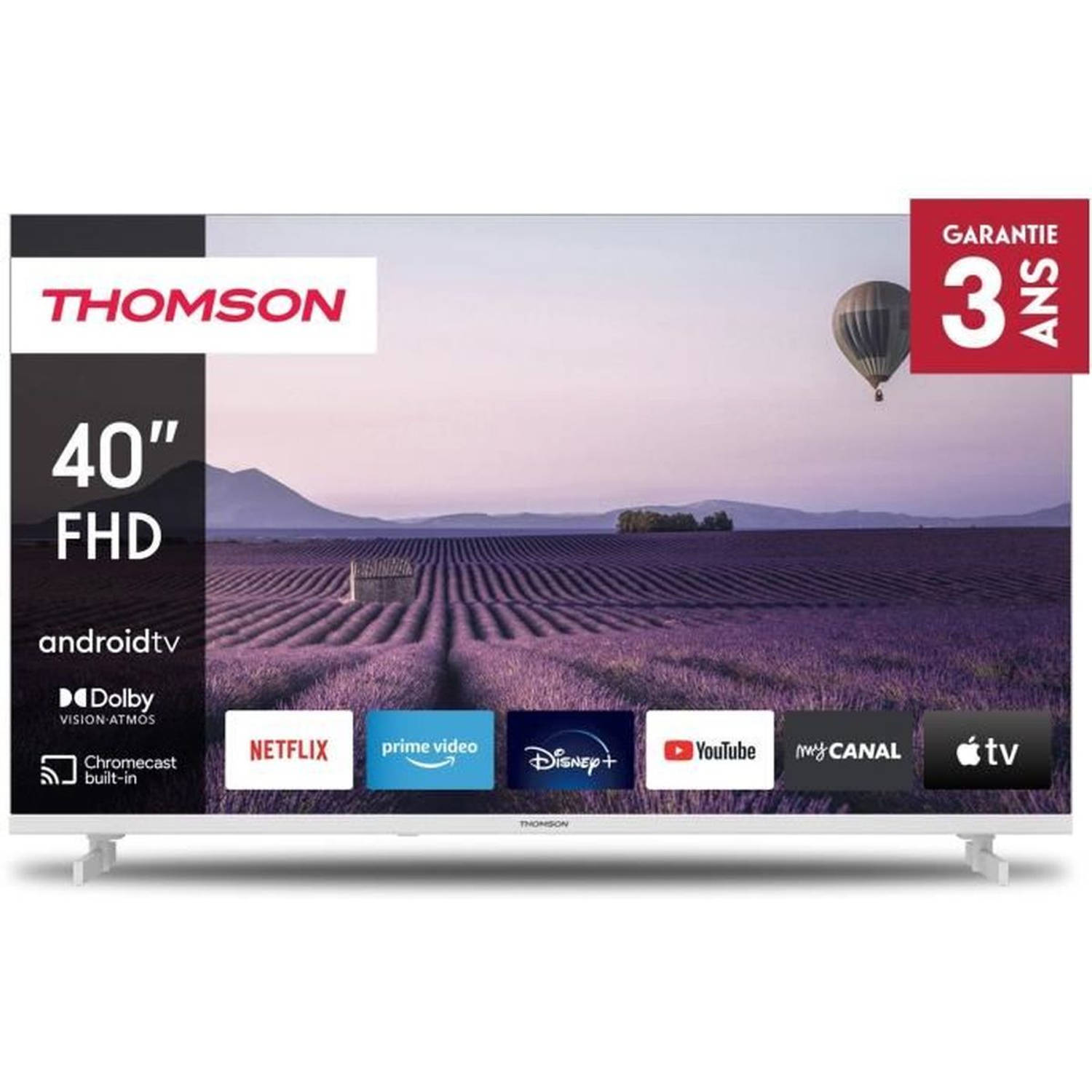 THOMSON 40FA2S13W - LED-TV 40 (101 cm) - Full HD - Android Smart TV - 3xHDMI 1.4