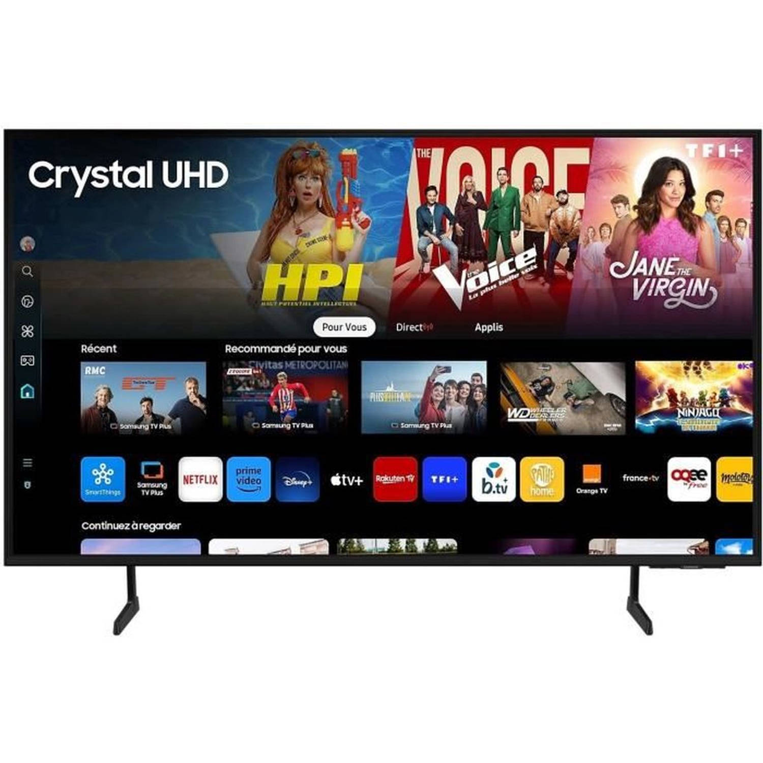 SAMSUNG 85AU7105 - LED TV 85 (216 cm) - 4K UHD 3840x2160 - HDR - Smart TV - Gaming Hub - 3xHDMI - WiFi