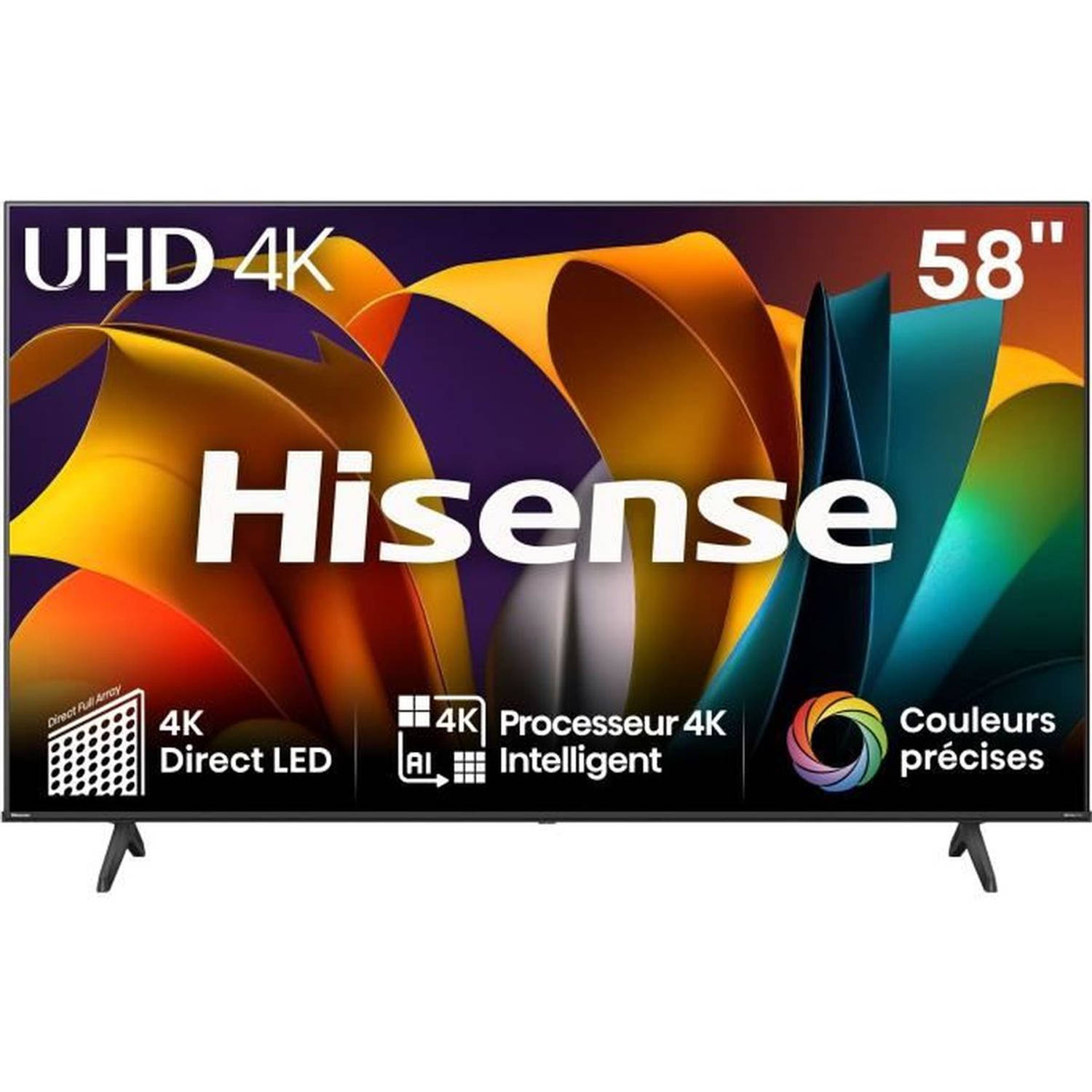 HISENSE 58A6N LED-TV - 58 (146 cm) - 4K UHD - Dolby Vision - Smart TV - 3xHDMI