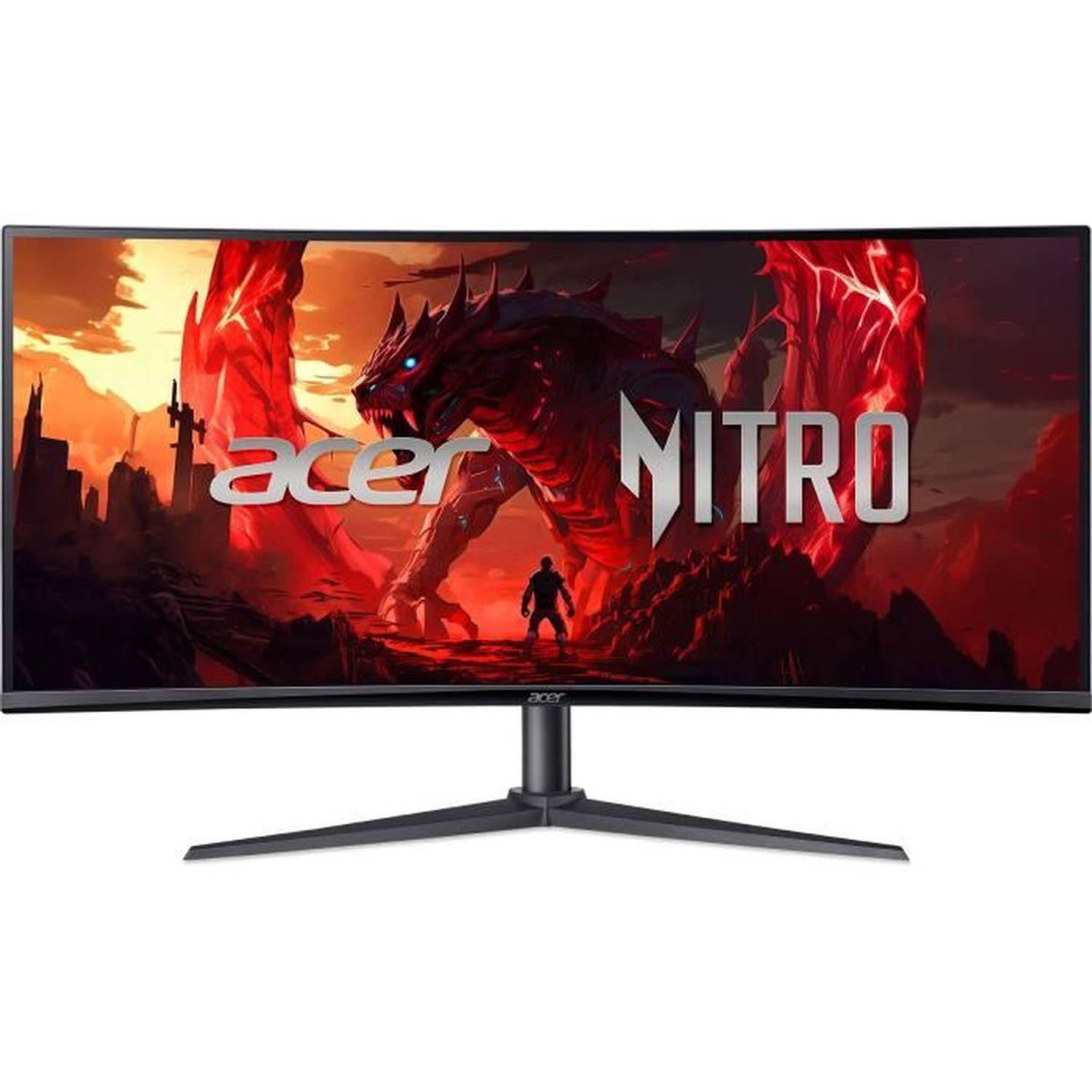 Gebogen PC-scherm - ACER - Nitro XZ340CUHbiiphx - 34 - 100Hz - 1ms - 2 HDMI 1 DP - Zwart