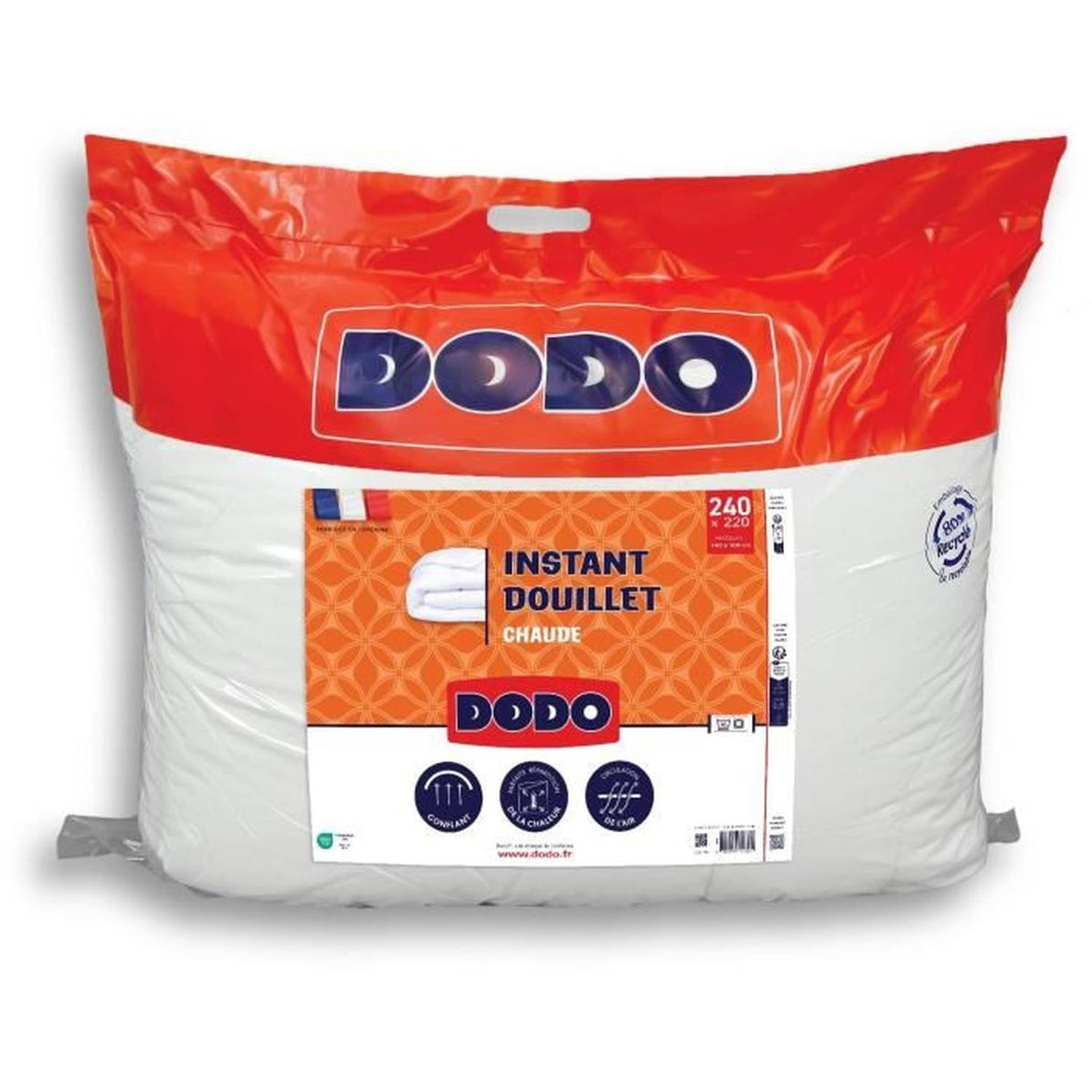 DODO - Warm dekbed - Instant cosy - 220 x 240 cm - 2 personen