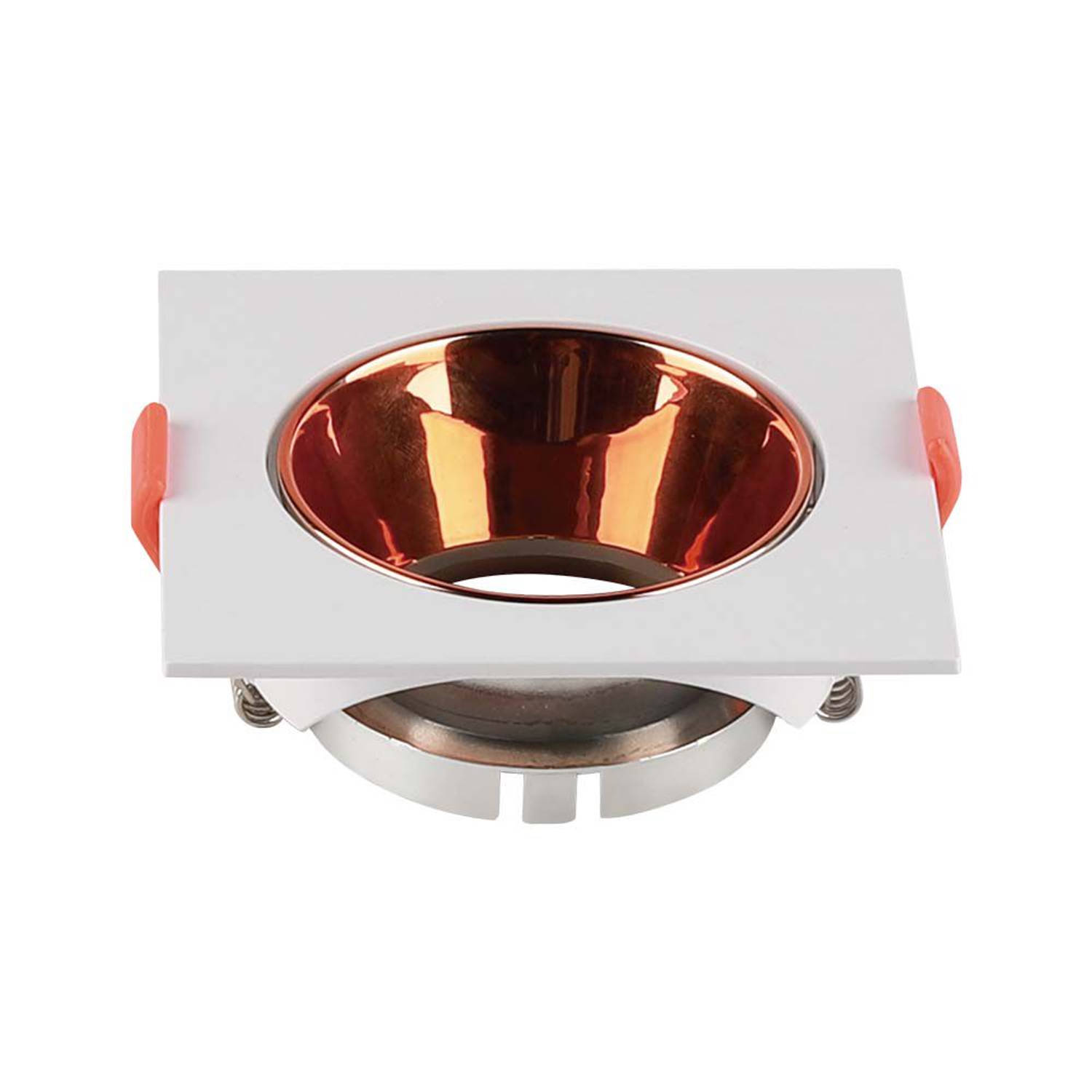 V-TAC VT-932-WRG LED-spots - Inbouwarmatuur - GU10 - IP20 - Wit+Rose Goud - Modelnr: - VT-932-WRG