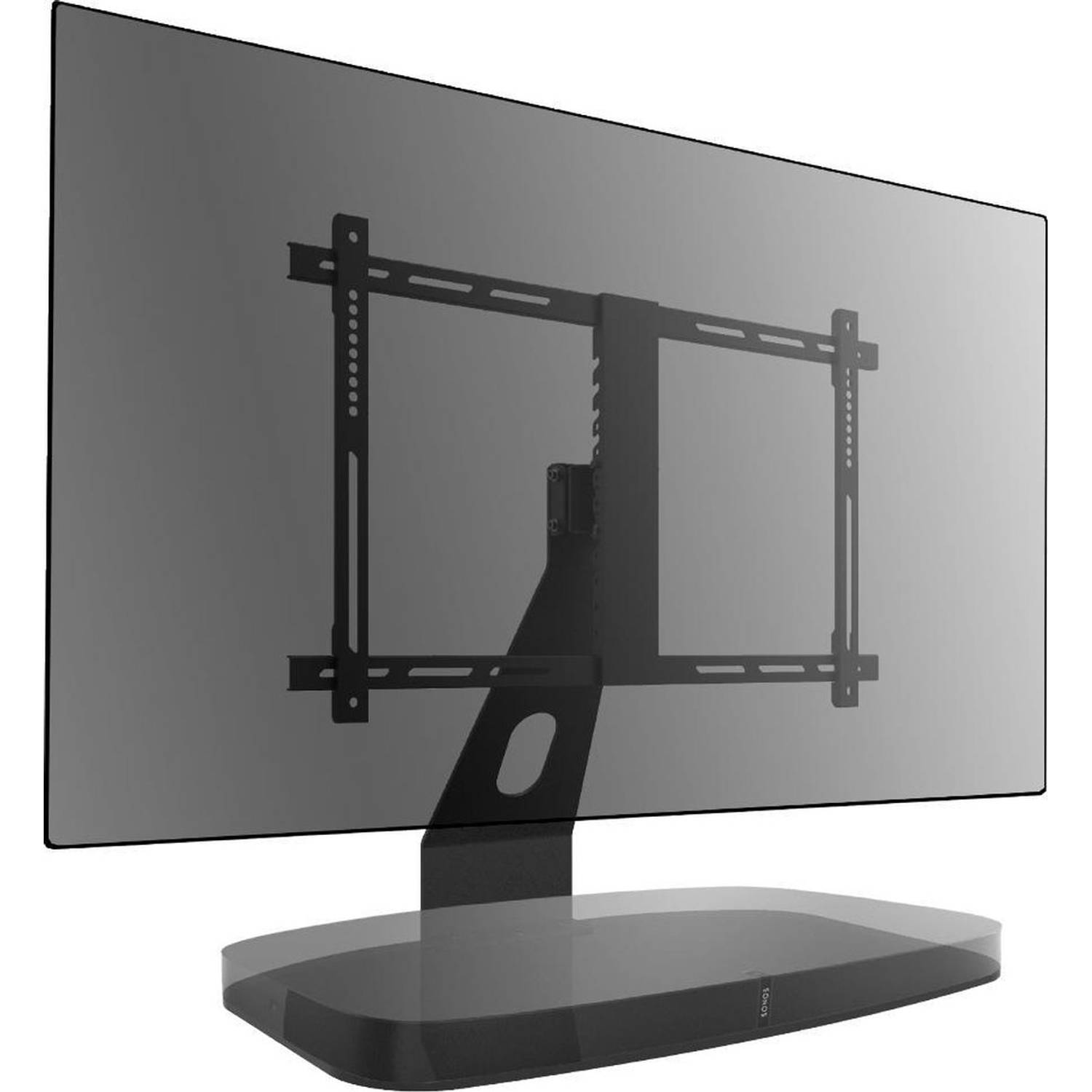 Cavus CAVPBB Sonos Playbase standaard -  Voet voor TV 32-60 inch max 30kg - Draaibaar & Tilt - Zwart