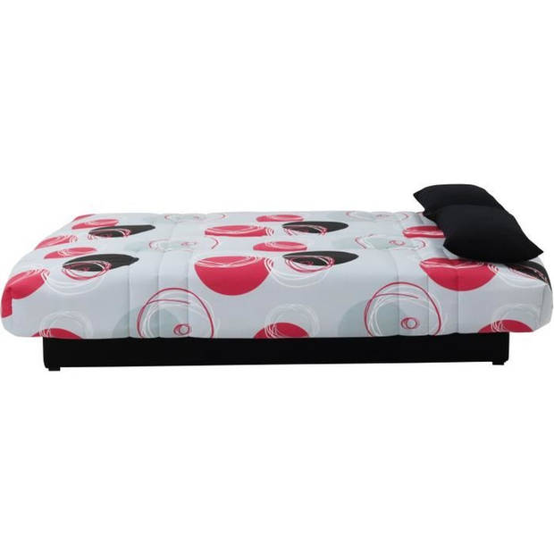 Clic clac 3 plaatsen DREAM - 100% Katoenen stof met Planete print - Bed 125x190 cm - L190 x D92 x H96 cm