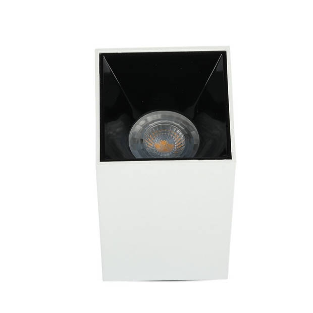 V-TAC VT-882-B LED-spots - opbouwfittingen - GU10 - IP20 - wit+zwart - Modelnr: - VT-882-B