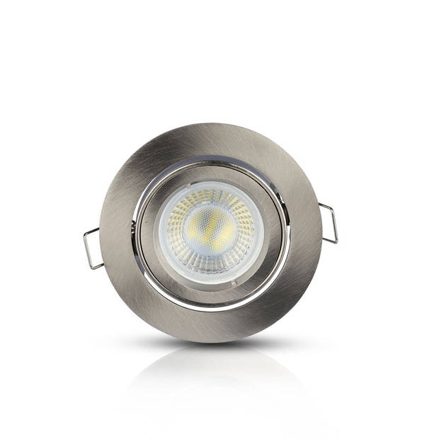 V-TAC VT-775-SN LED inbouwspots - GU10 - IP20 - Satijn Nikkel - Modelnr: - VT-775-SN