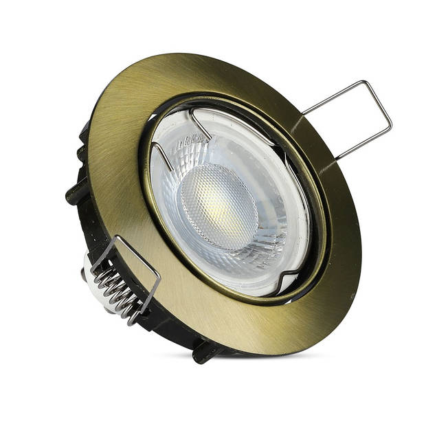 V-TAC VT-779-G LED-spots - Inbouwarmatuur - GU10 - IP20 - Goud - Modelnr: - VT-779-G