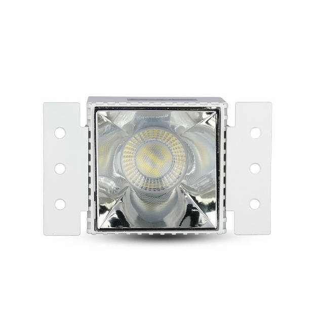 V-TAC VT-890 LED-spots - Reflectorarmaturen - GU10 - Wit+Chroom