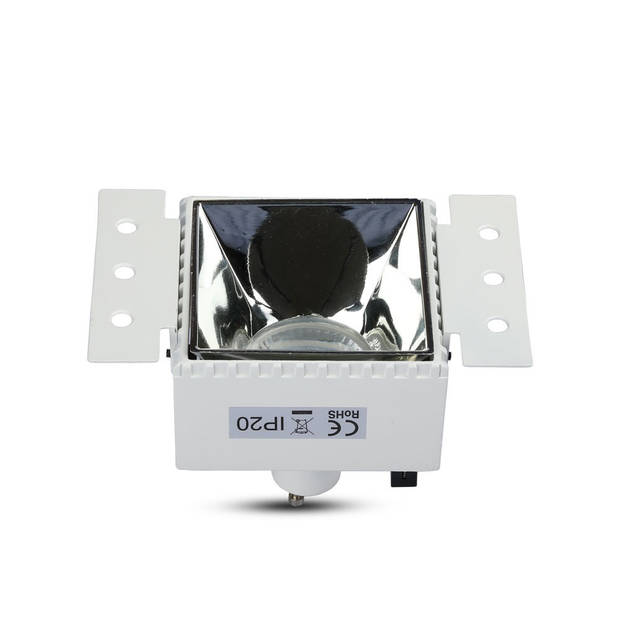 V-TAC VT-890 LED-spots - Reflectorarmaturen - GU10 - Wit+Chroom