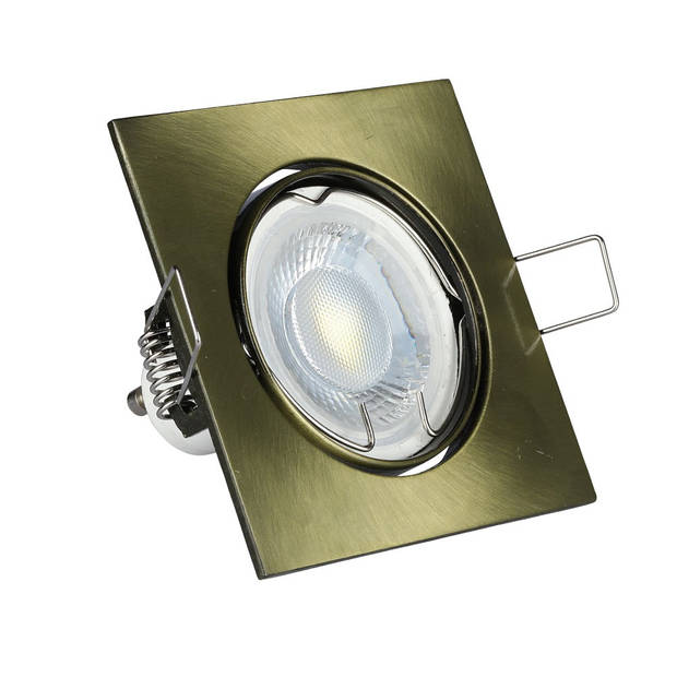 V-TAC VT-779-SG-SQ LED inbouwspots - GU10 - IP20 - Goud - Modelnr: - VT-779-SG-SQ