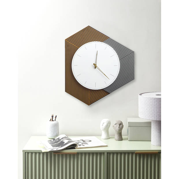 Beliani SAILON - Wandklok-Wit-MDF