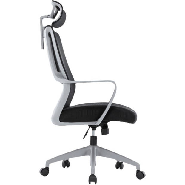 Serioux Ergonomische Bureaustoel volledig verstelbaar - Bureaustoelen voor volwassenen - Office Chair - Grijs