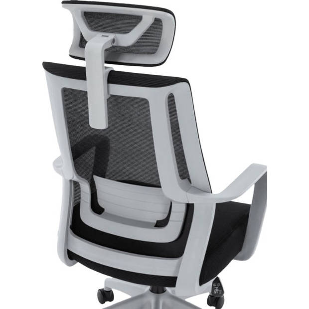 Serioux Ergonomische Bureaustoel volledig verstelbaar - Bureaustoelen voor volwassenen - Office Chair - Grijs