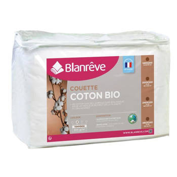 BLANREVE Dekbed van biologisch katoen, gematigd - 300 g / m² - 220x240cm