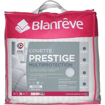 Dekbed 200x200 cm BLANREVE PRESTIGE Multiprotection - 100% Polyester - 2 Personen - Gestreept Satijn