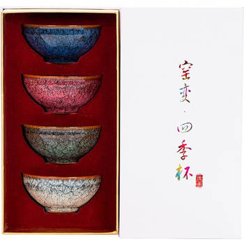 Japanese Teacup Set - Porcelain - incl Gift box