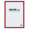 Fotolijst 68x98cm Rood MDF Mura