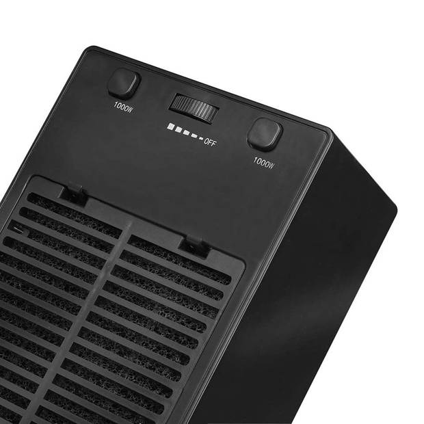 Eurom keramische kachel Safe-T-Heatbox 2000 - zwart